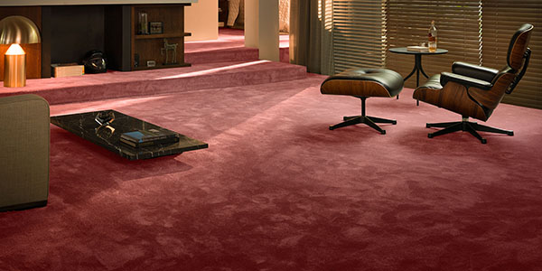 Velour carpet Shiny Round Black PinkShort Pile Soft Velour Plain Modern 